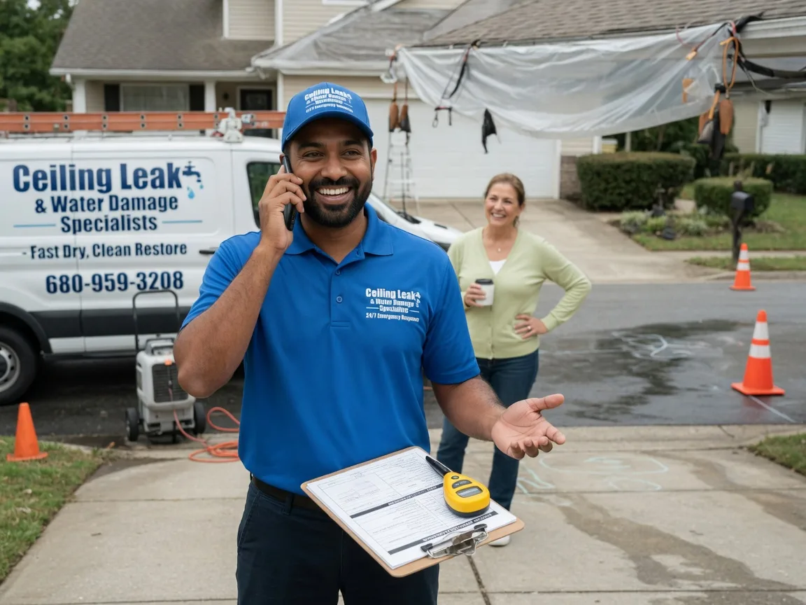 Ceiling Leak Cleanup Mabank, TX FAQs